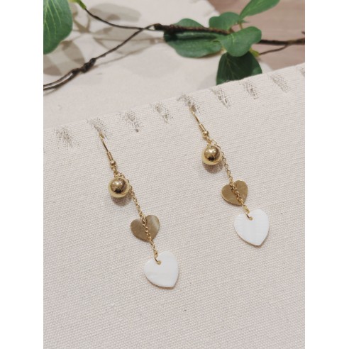 Boucles d'oreilles acier inoxydable E112