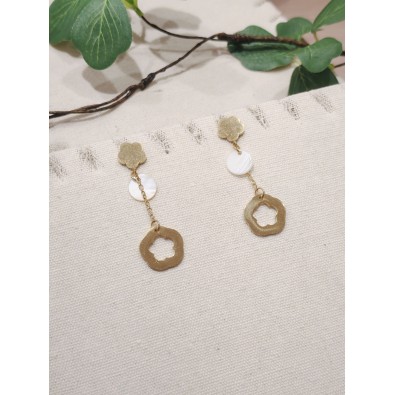 Boucles d'oreilles acier...