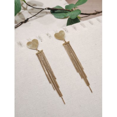 Boucles d'oreilles acier...