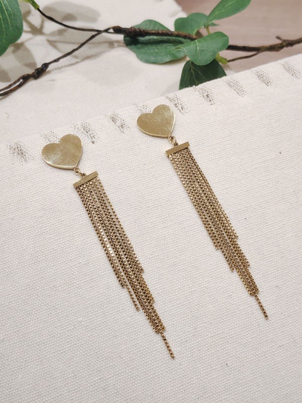 Boucles d'oreilles acier inoxydable E115