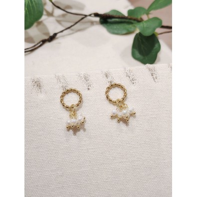 Boucles d'oreilles acier...