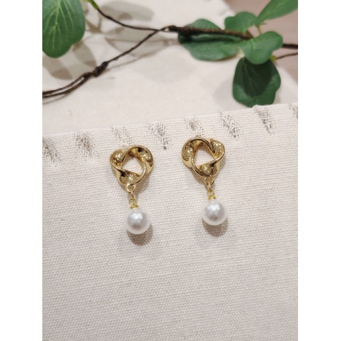 Boucles d'oreilles acier inoxydable E118
