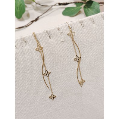 Boucles d'oreilles acier...