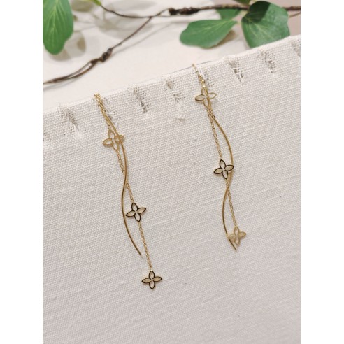 Boucles d'oreilles acier inoxydable E119