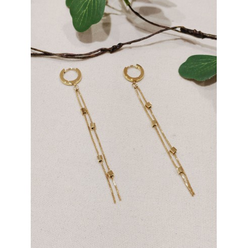 Boucles d'oreilles acier inoxydable E121