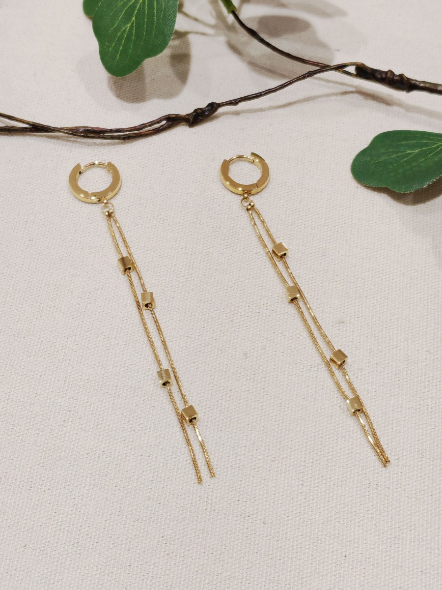 Boucles d'oreilles acier inoxydable E121