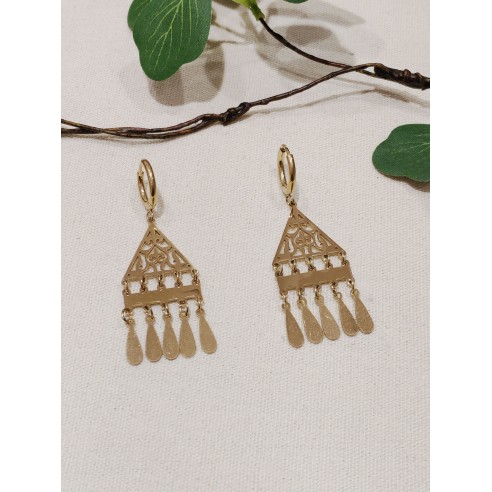 Boucles d'oreilles acier inoxydable E122