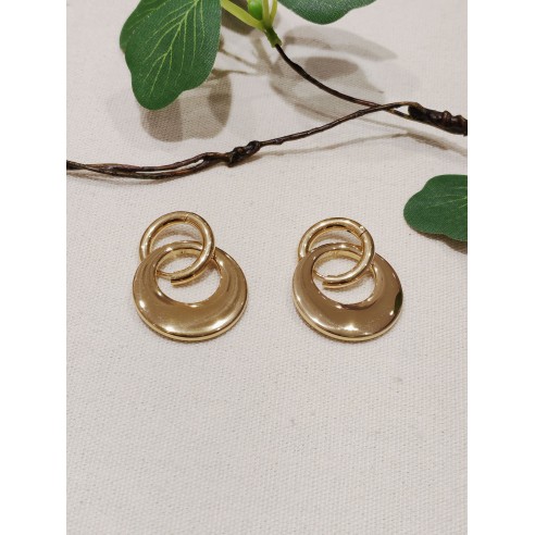 Boucles d'oreilles acier inoxydable E123