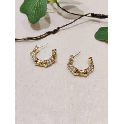 Boucles d'oreilles acier...