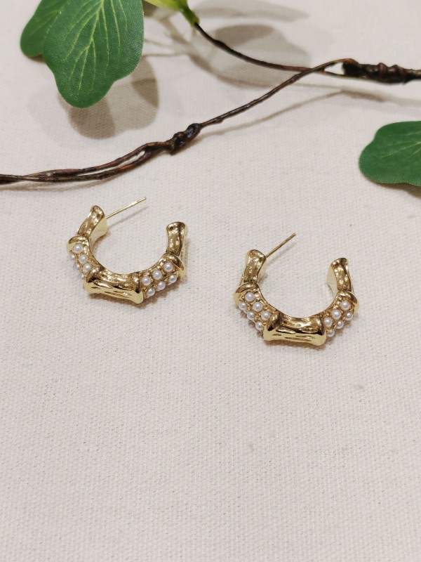 Boucles d'oreilles acier inoxydable E124