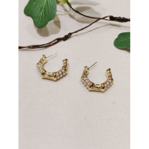 Boucles d'oreilles acier inoxydable E124