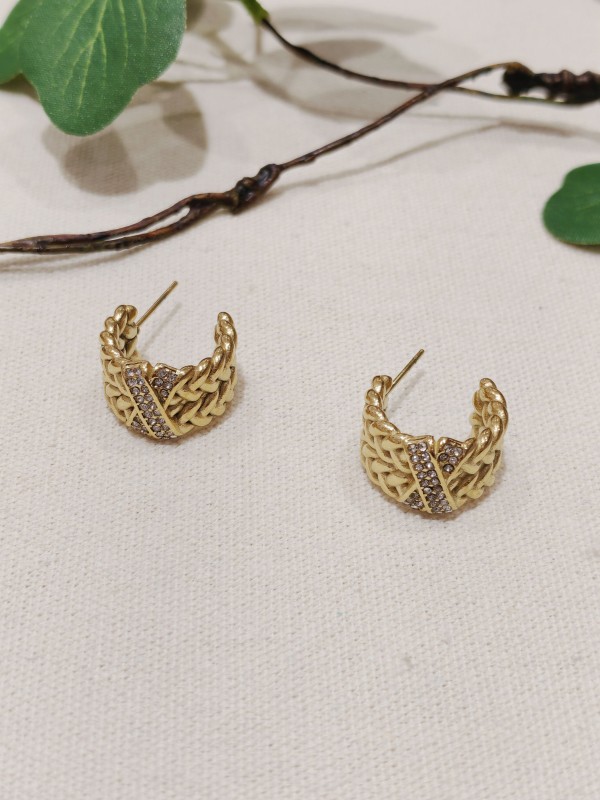 Boucles d'oreilles acier inoxydable E125