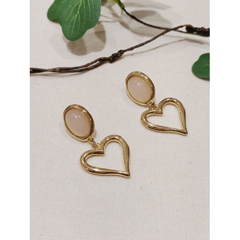 Boucles d'oreilles acier inoxydable E126