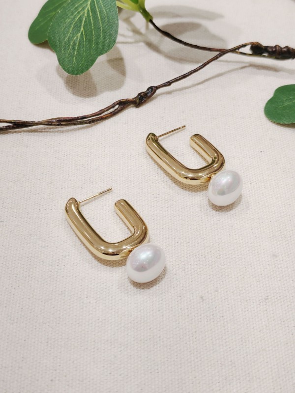 Boucles d'oreilles acier inoxydable E127