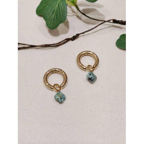 Boucles d'oreilles acier inoxydable E128