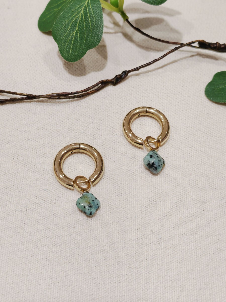 Boucles d'oreilles acier inoxydable E128