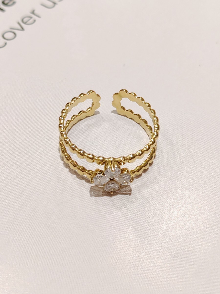 Bague réglable en acier inoxydable R034