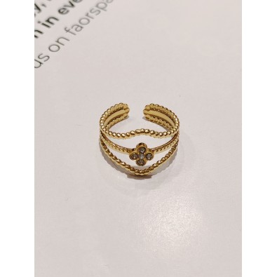 Bague réglable en acier...