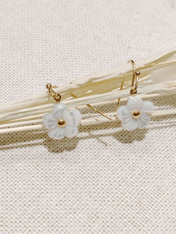 Boucles d'oreilles acier inoxydable E132