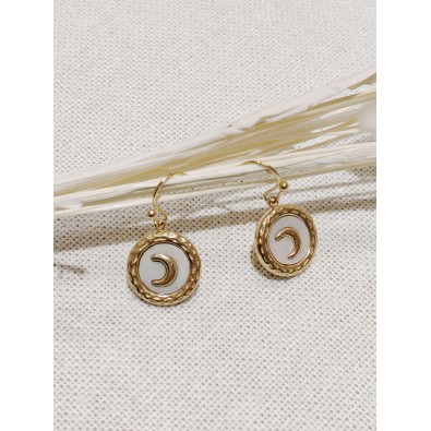 Boucles d'oreilles acier...