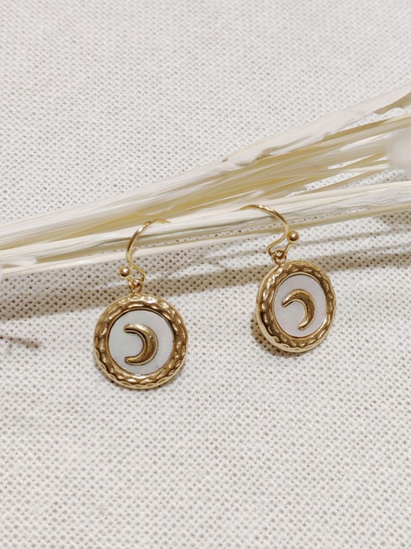 Boucles d'oreilles acier inoxydable E133