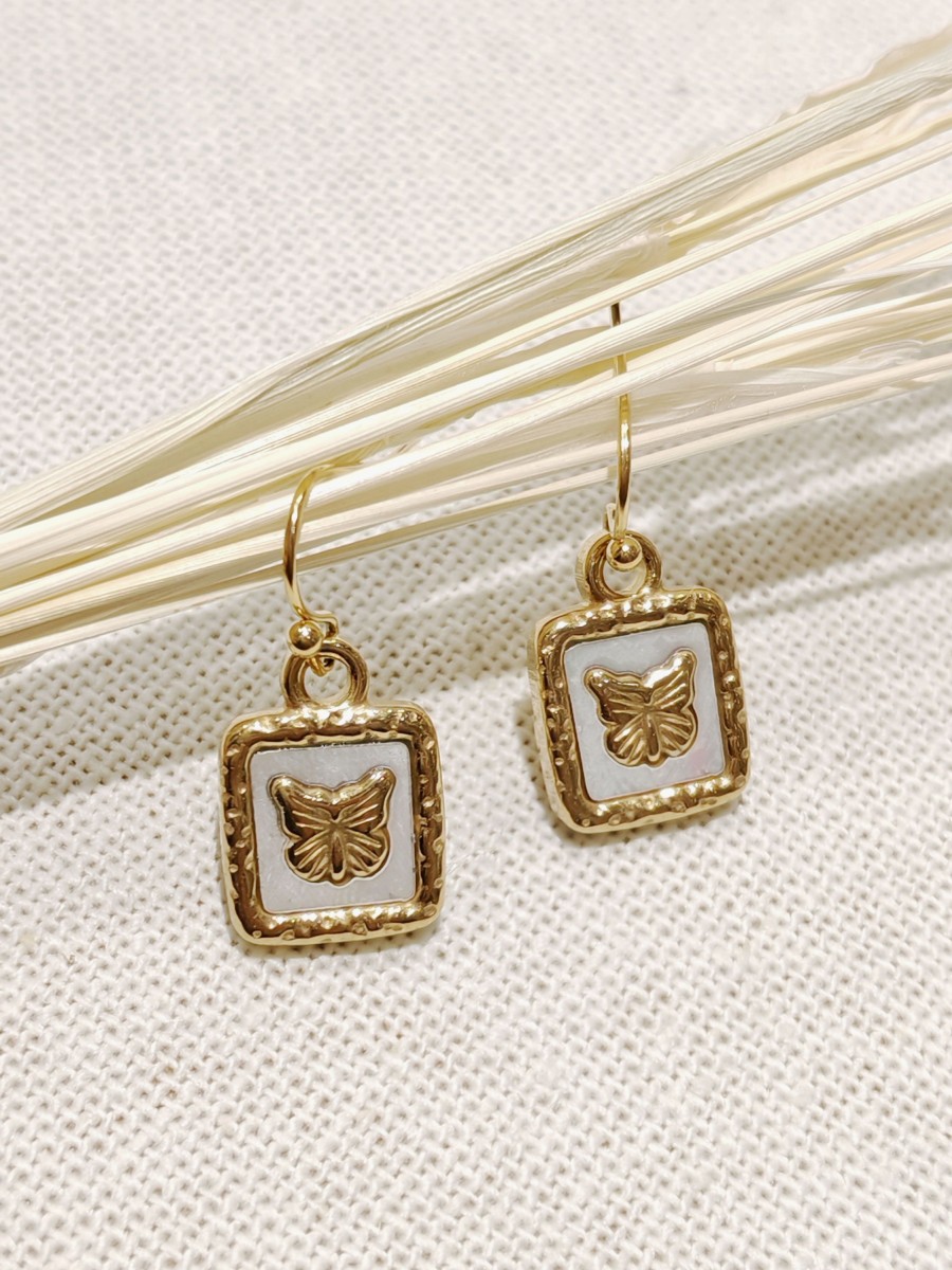 Boucles d'oreilles acier inoxydable E135