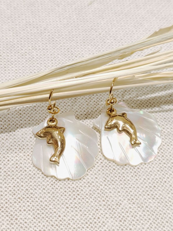Boucles d'oreilles acier inoxydable E137