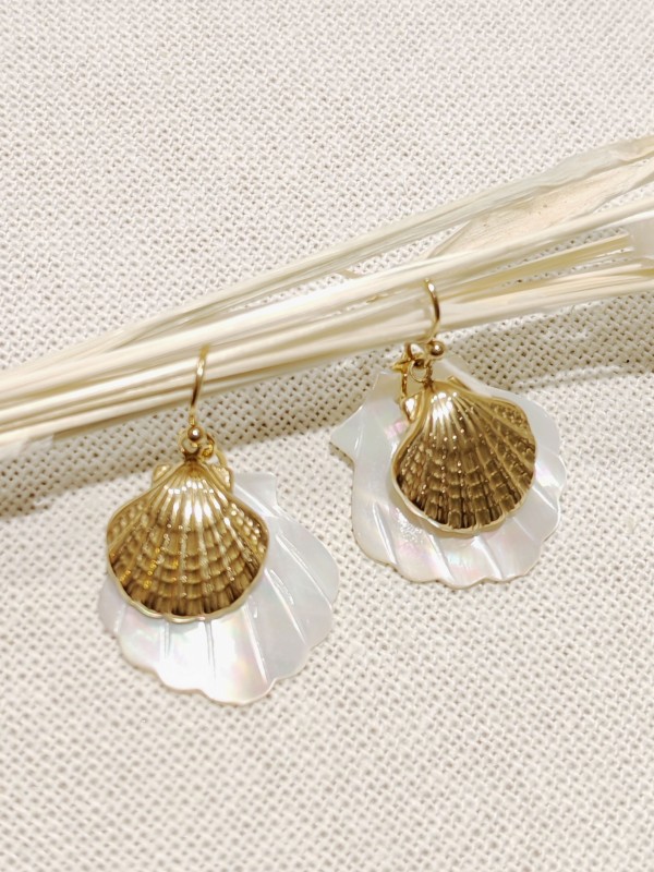 Boucles d'oreilles acier inoxydable E138