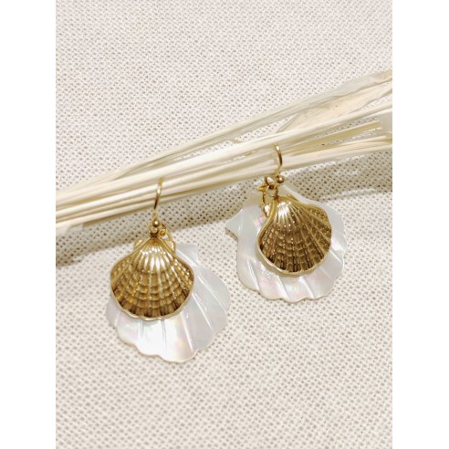 Boucles d'oreilles acier inoxydable E138
