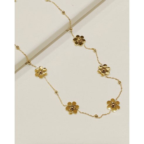 Collier acier inoxydable femme N003