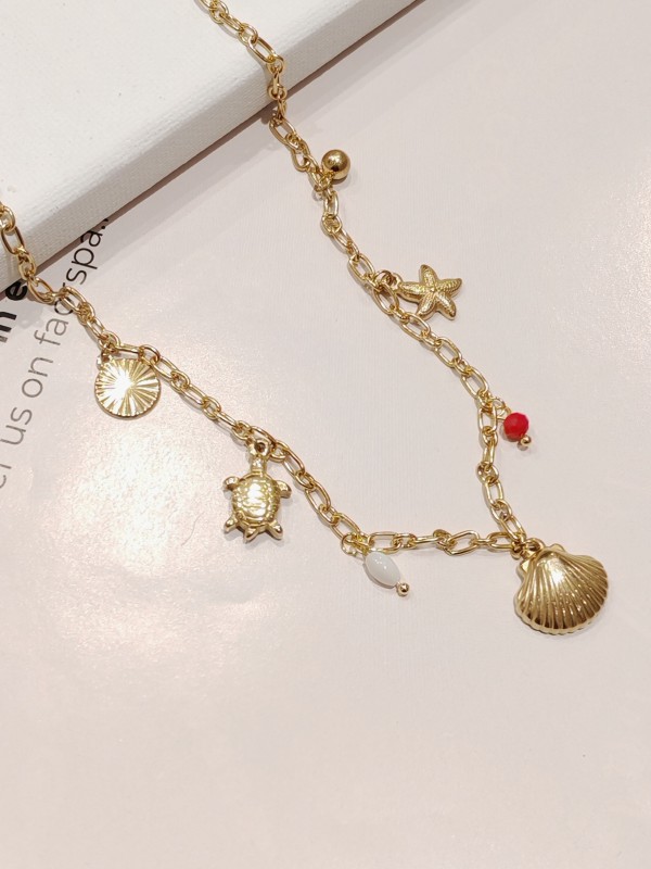 Collier acier inoxydable femme N007
