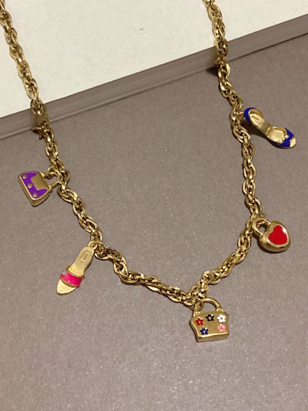 Collier acier inoxydable femme N013