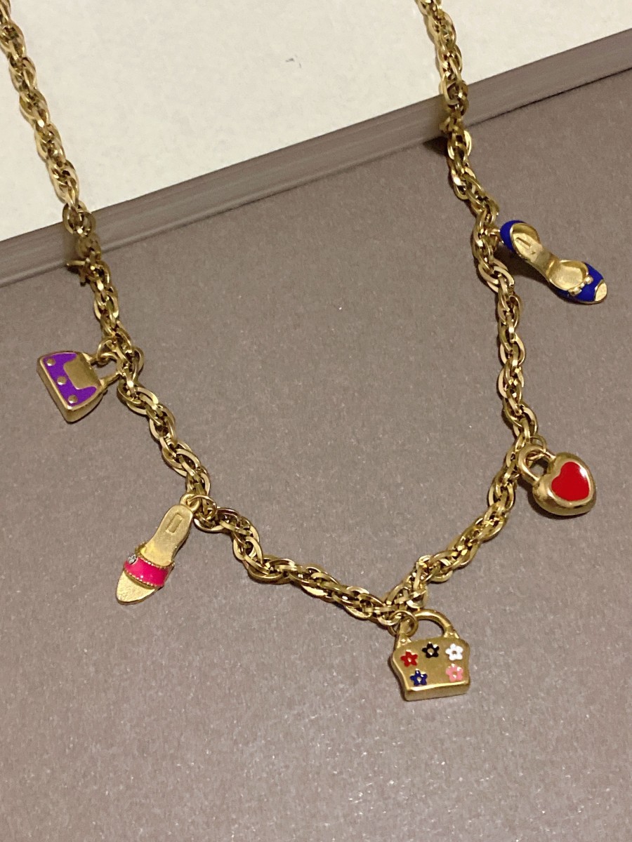 Collier acier inoxydable femme N013