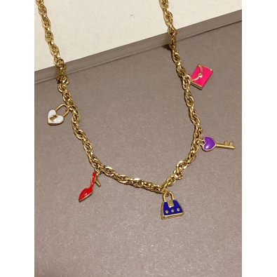 Collier acier inoxydable...