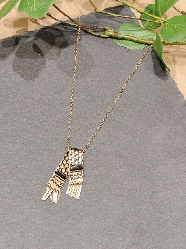Collier acier inoxydable femme N031