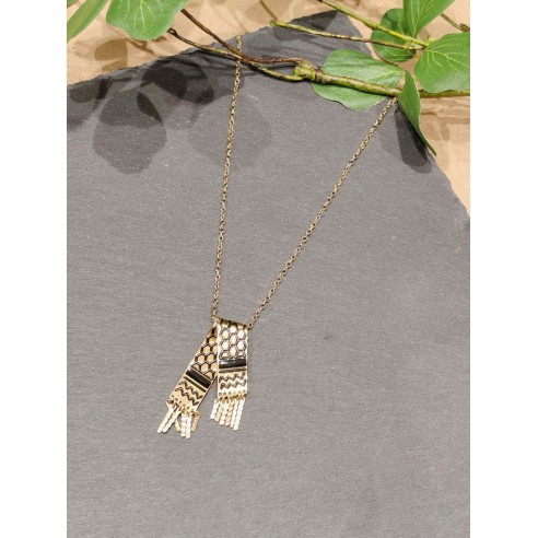 Collier acier inoxydable femme N031