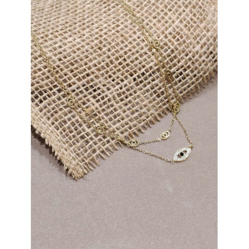 Collier acier inoxydable femme N036