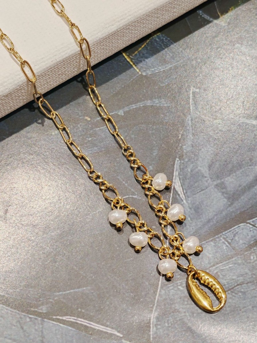 Collier acier inoxydable femme N042