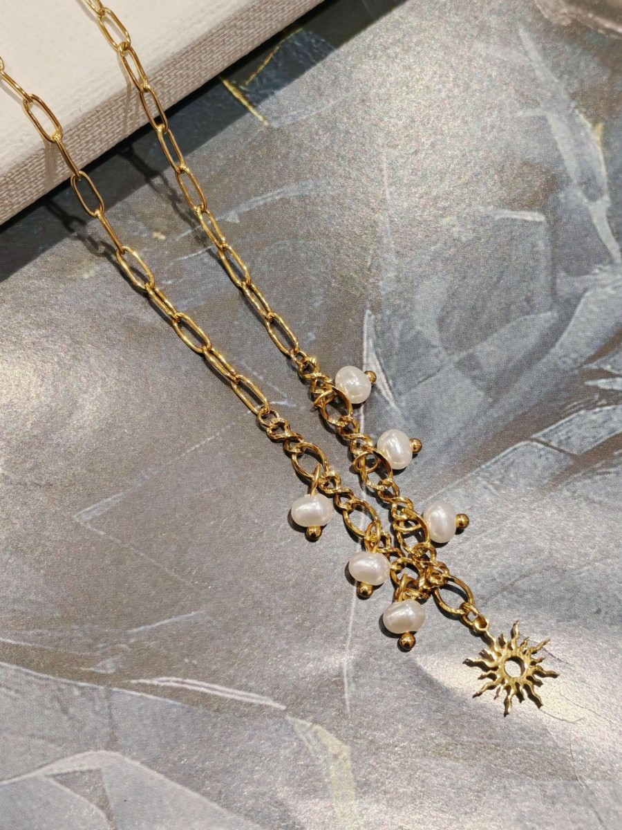 Collier acier inoxydable femme N044