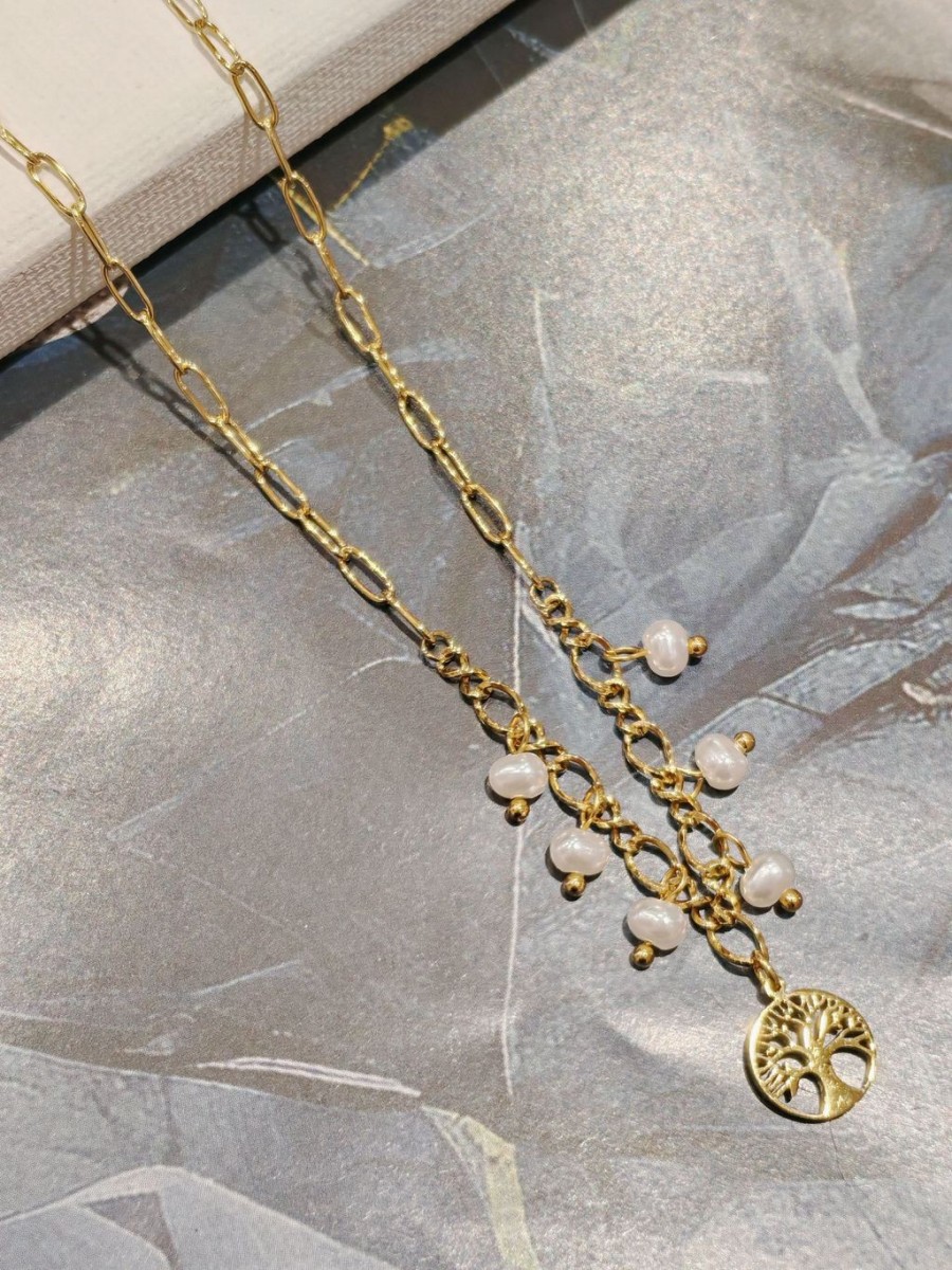 Collier acier inoxydable femme N045