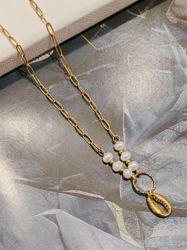 Collier acier inoxydable femme N049