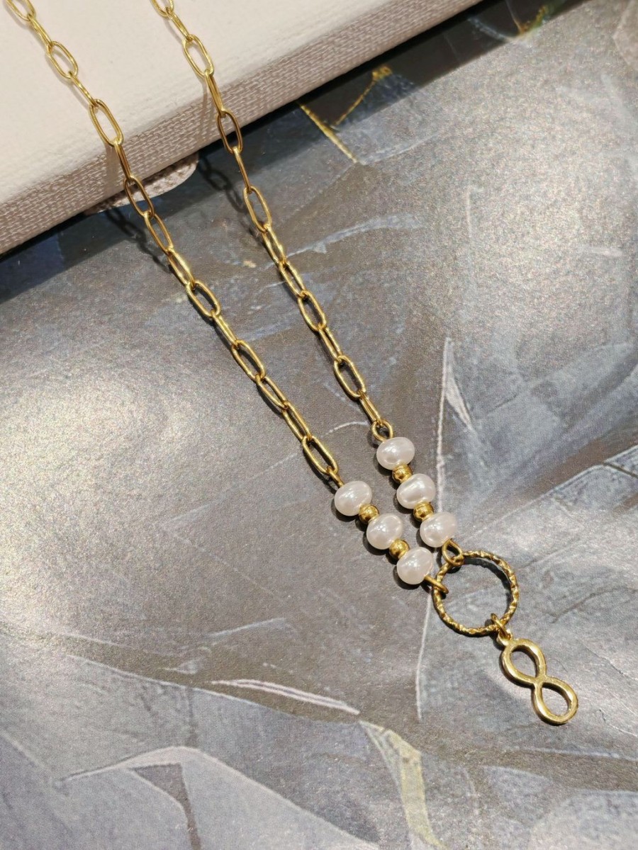 Collier acier inoxydable femme N050