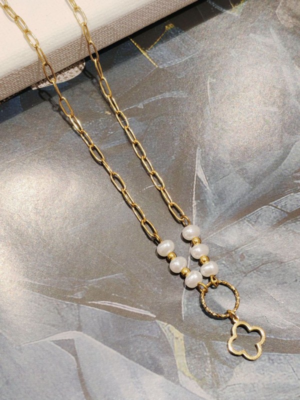 Collier acier inoxydable femme N051