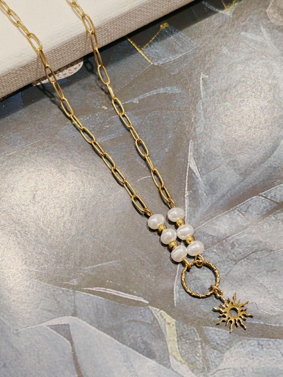 Collier acier inoxydable femme N052