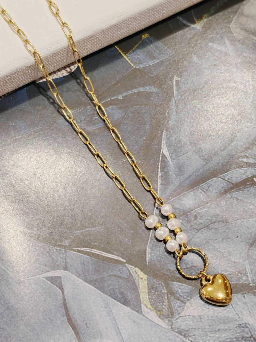 Collier acier inoxydable femme N053