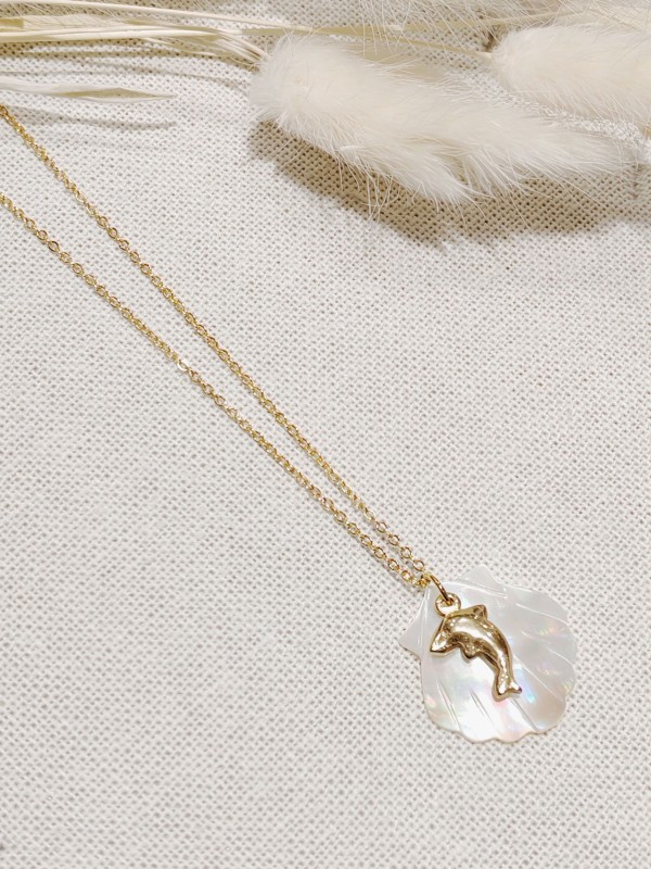 Collier acier inoxydable femme N054