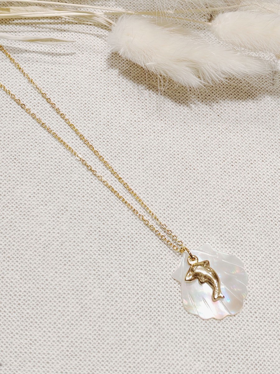 Collier acier inoxydable femme N054