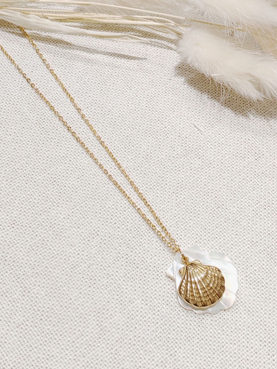 Collier acier inoxydable femme N055