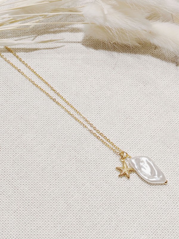 Collier acier inoxydable femme N058