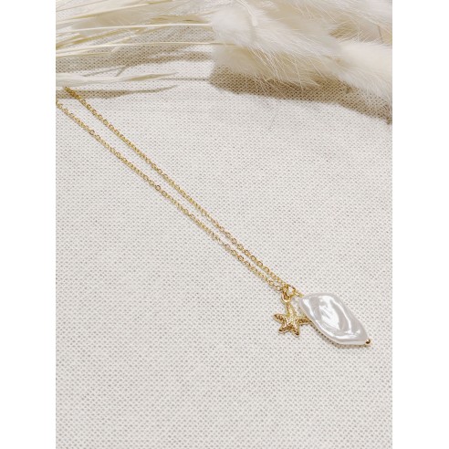 Collier acier inoxydable femme N058